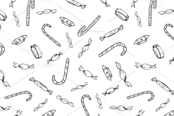 Christmas seamless patterns.