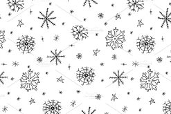 Christmas seamless patterns.