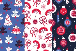 12 Christmas Seamless Patterns