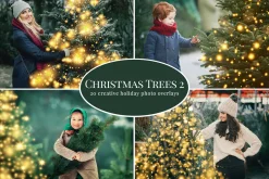 Christmas Trees photo overlays