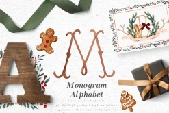 Christmas Watercolor Crest DIY
