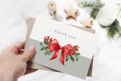 Christmas watercolor floral set