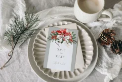 Christmas watercolor floral set
