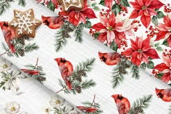Christmas watercolor floral set