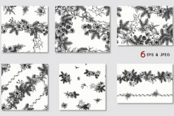 6 Christmas Wreath Patterns