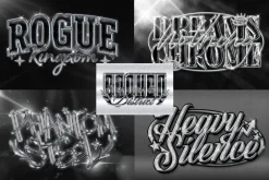 Chrome Silver Metallic Text Effect