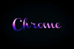 Chrome Text Styles