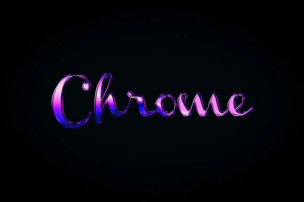 Chrome Text Styles