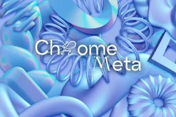 Chrome Meta - 3D Abstract Shapes