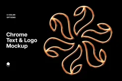 Chrome Metal Text & Logo Effect