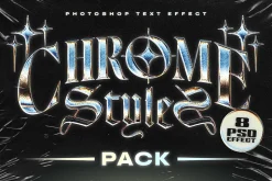 Chrome Pack Text Effect