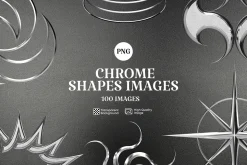 100 Chrome Shapes Images