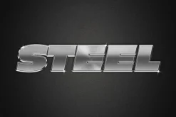 Chrome Silver Text Effects
