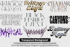 Chrome Text and Logo Styles Vol.8