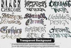 Chrome Text Styles Vol.5