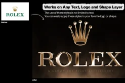 Chrome Text Styles Vol.5