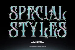 Chrome Text Styles Vol.1