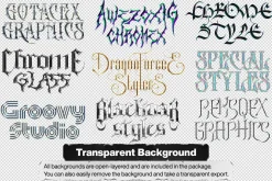 Chrome Text Styles Vol.1