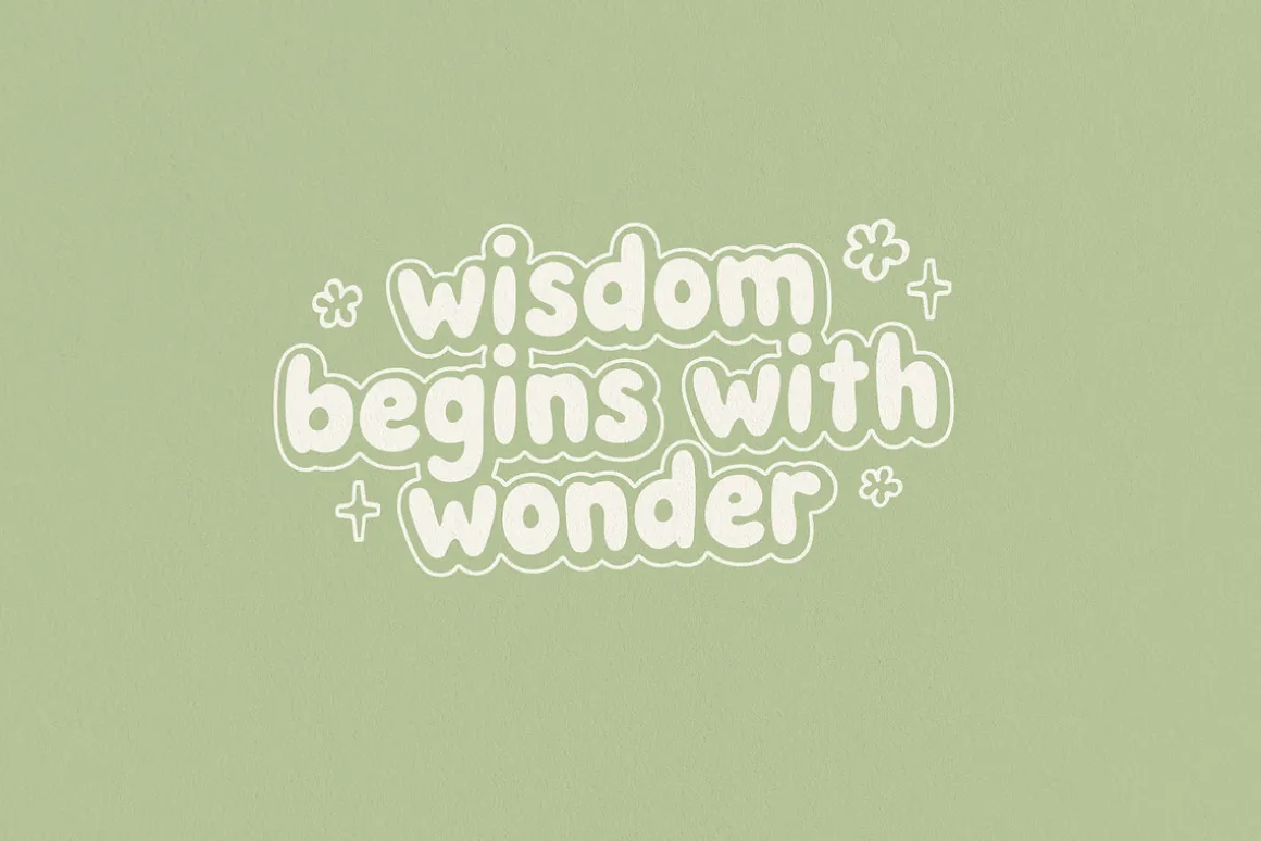 Chubby Bubbie - Bubble Display Font