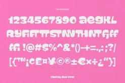 Chubby Gum - A Playful Chunky Font
