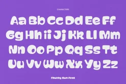 Chubby Gum - A Playful Chunky Font