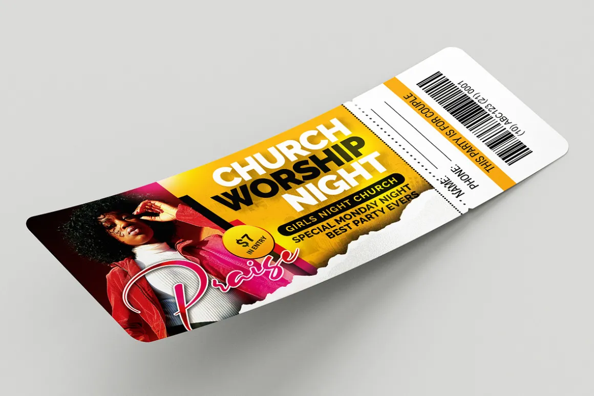 Church Praise Tickets Pass