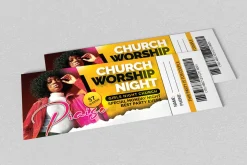 Church Praise Tickets Pass