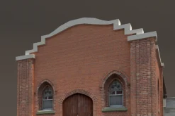 Church Old Building Low Poly