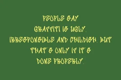 Cilibazz Graffiti Display Font