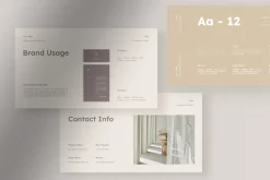 Cilla Minimalist Brand Guideline PPT