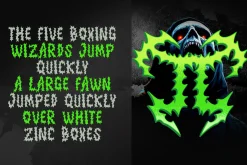 Cimmerian Blackmetal Liggature Font