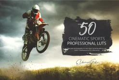50 Cinematic Sports LUTs Pack