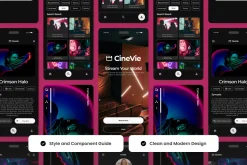 Cinevie – Movie App Design Template