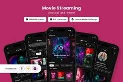 Cinevie – Movie App Design Template