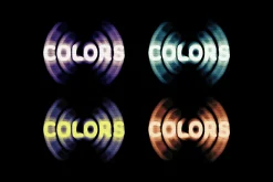 Circling Motion Blur Text Effect