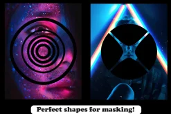 Circular Masks Photoshop Brushes