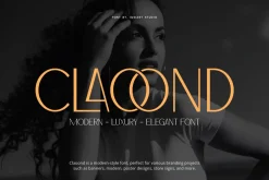 Claoond - Modern Elegant Font