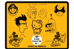 Classic Characters Vol.1 - Stamp Set