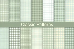 #147 Classic Pastel Green Patterns