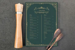 Classic Restaurant Menu Template