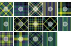 #37 Classic Tartan Pattern in Vector
