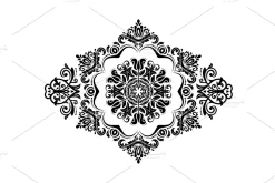 Classic Vector Fine Pattern With