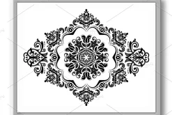 Classic Vector Fine Pattern With
