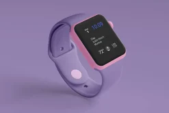 Clay Apple Watch Mockup 01