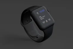 Clay Apple Watch Mockup 01