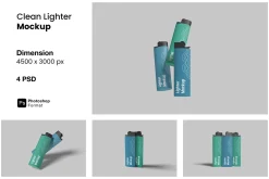 Clean Lighter Mockup