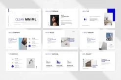 Clean minimal Presentation Template