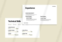 Clean Resume Presentation Template
