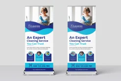 Cleaning Service Rollup Banner