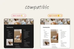Cleaning time - Notion template